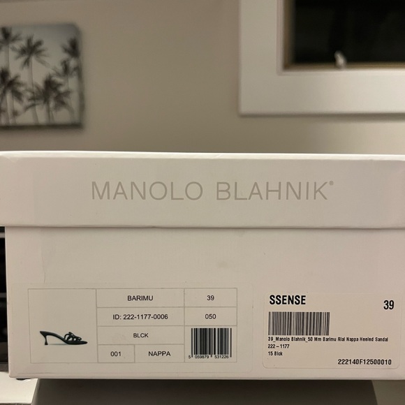 Brand new never worn Manolo Blahnik shoes - Picture 3 of 5